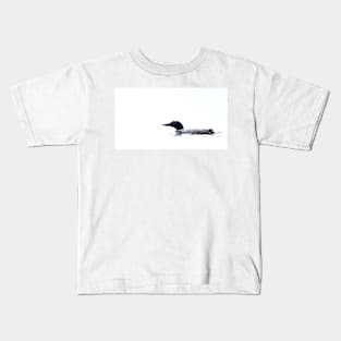 White water - Common Loon Kids T-Shirt
